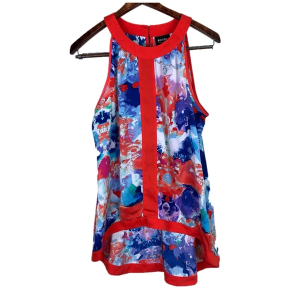 Nicole by Nicole Miller Tops - ⭐️[Nicole Miller] Floral Watercolor Sleeveless Top